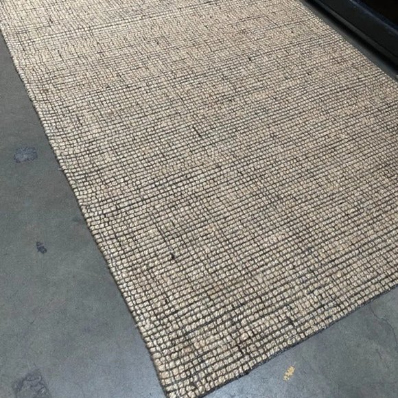 5'3" x 7'6" Feet Jute Natural Beige Handmade Area Rug - Picture 8 of 9